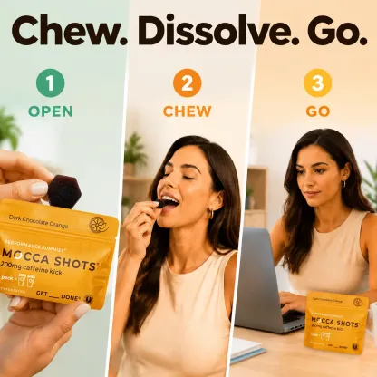 Mocca Shots Caffeine Gummies – 12-Pack