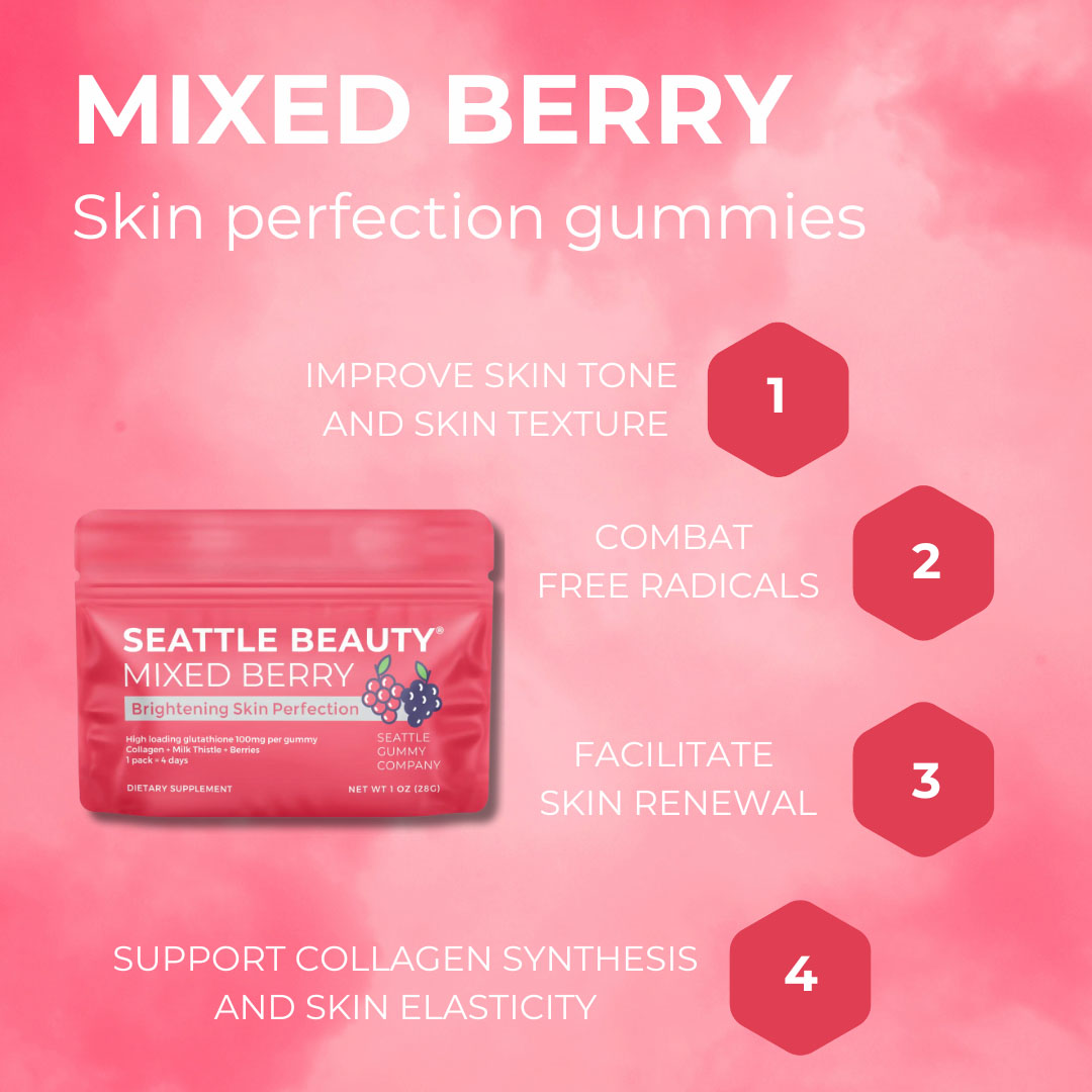 Seattle Beauty Skin Perfection Gummies – 12-Pack