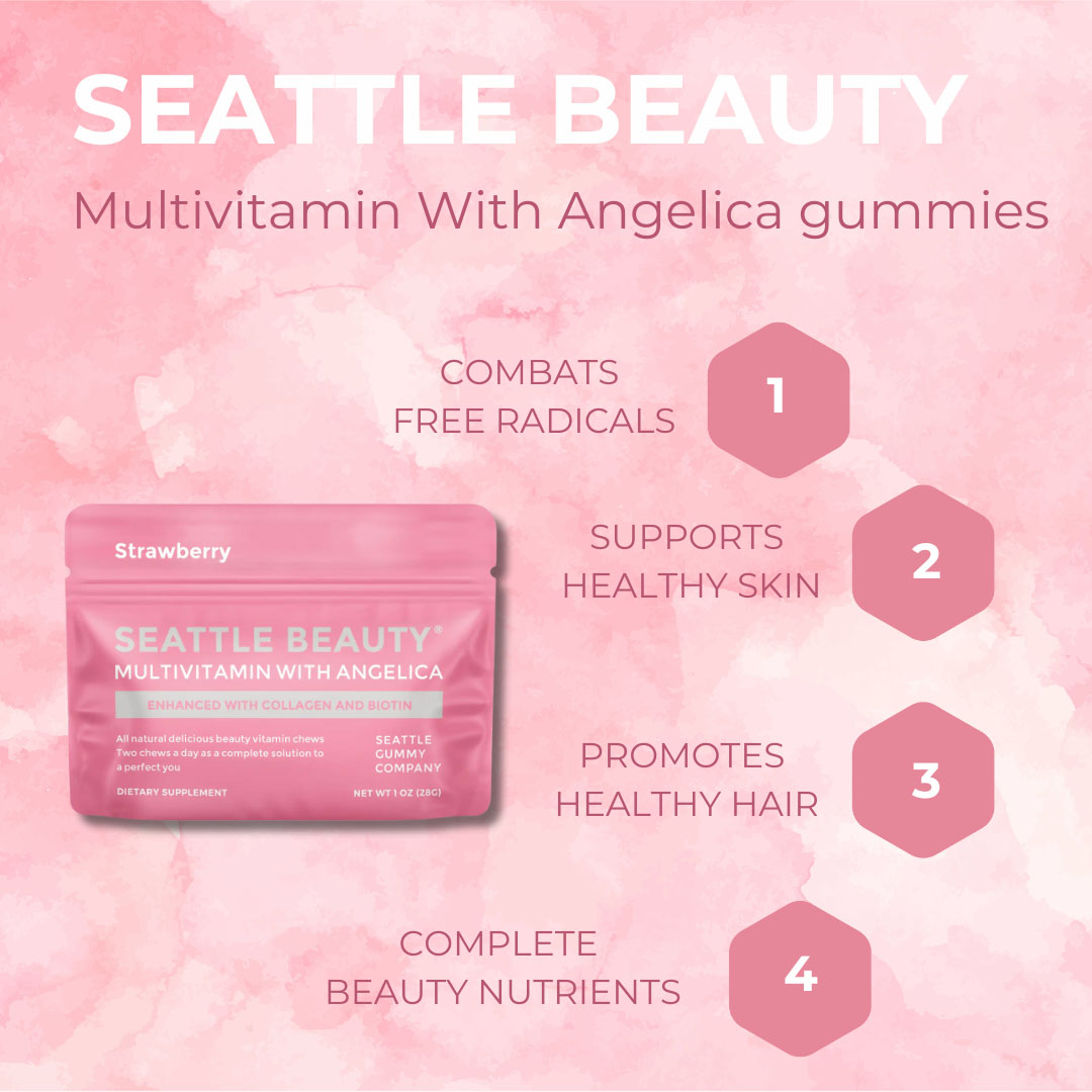 Seattle Beauty Angelica Multivitamin Gummies – 12-Pack