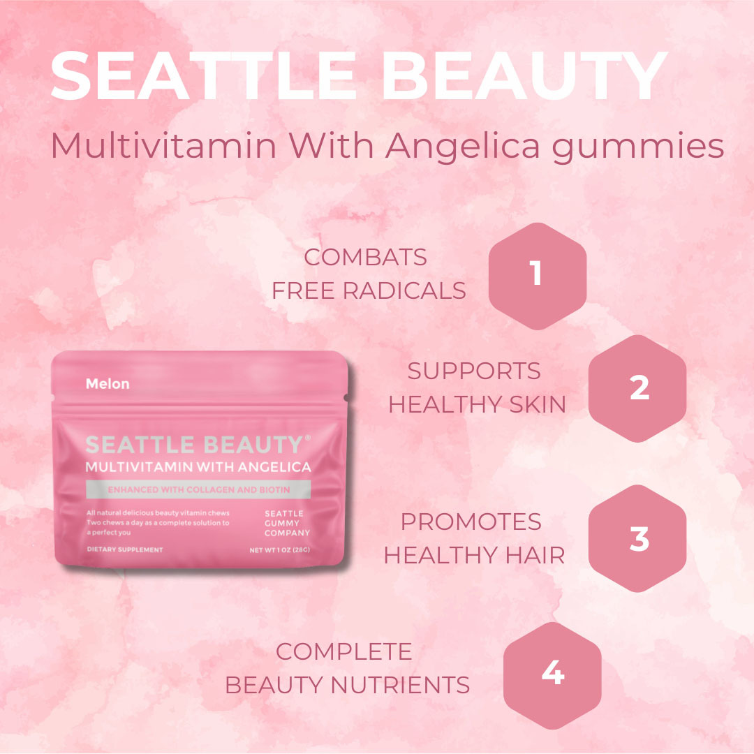 Seattle Beauty Angelica Multivitamin Gummies – 12-Pack