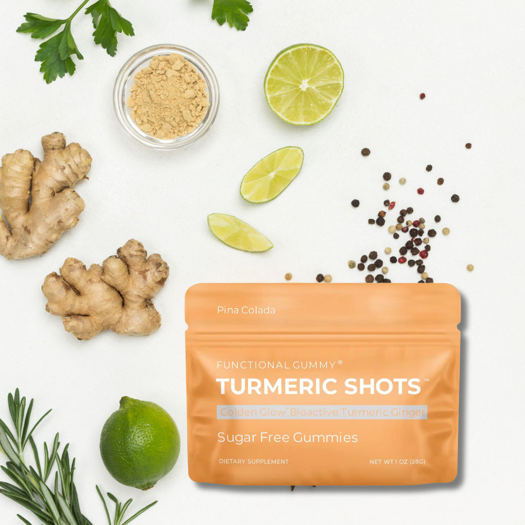 Turmeric Shots® Anti-Inflammation Gummies – Sugar-Free Recovery Support