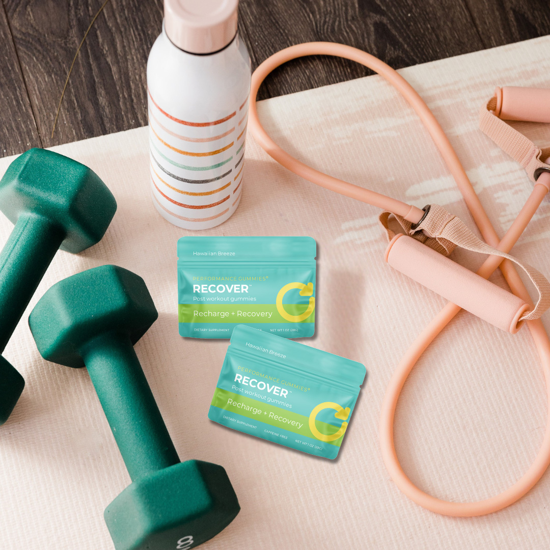 Recover Apple Ginger Post-Workout Supplement Gummies - 12 Pack