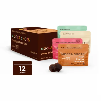 Mocca Shots Caffeine Gummies – 12-Pack