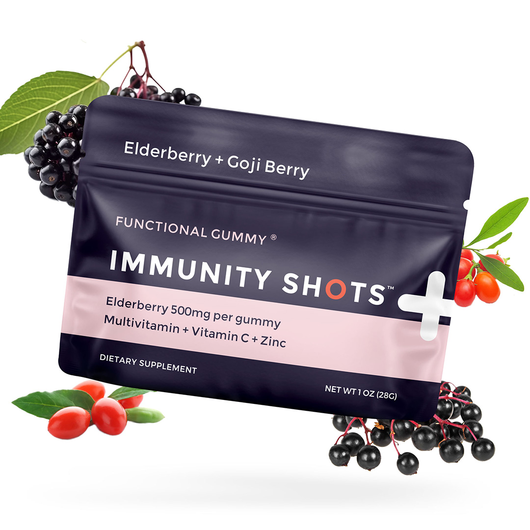 Immunity Shots Elderberry Gummies – 12-Pack-SEATTLE GUMMY COMPANY