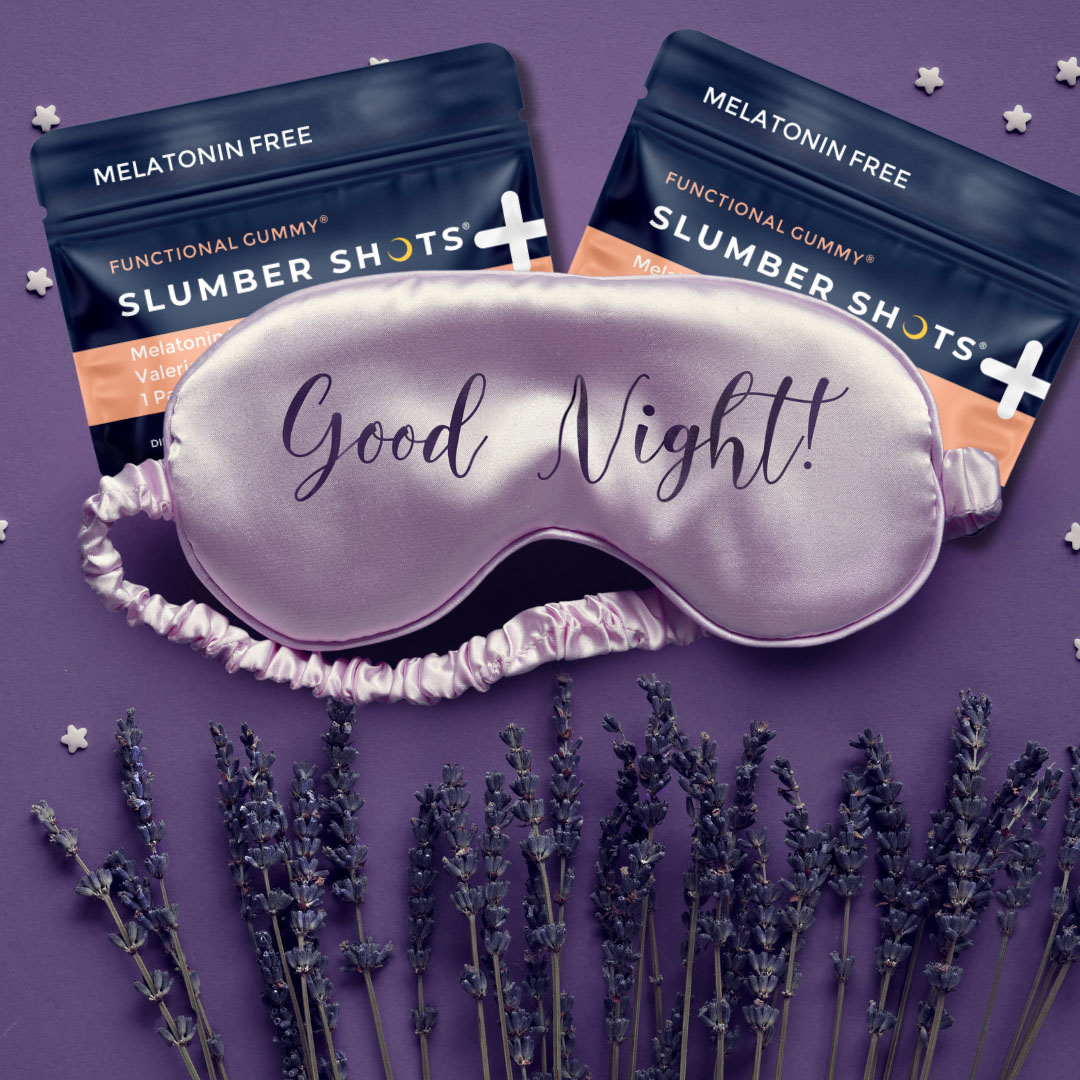 Slumber Shots® Melatonin-Free Sleep Aid Gummies – Sugar-Free, Bedtime Support