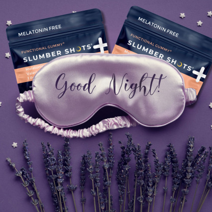 Slumber Shots® Melatonin-Free Sleep Aid Gummies – Sugar-Free, Bedtime Support