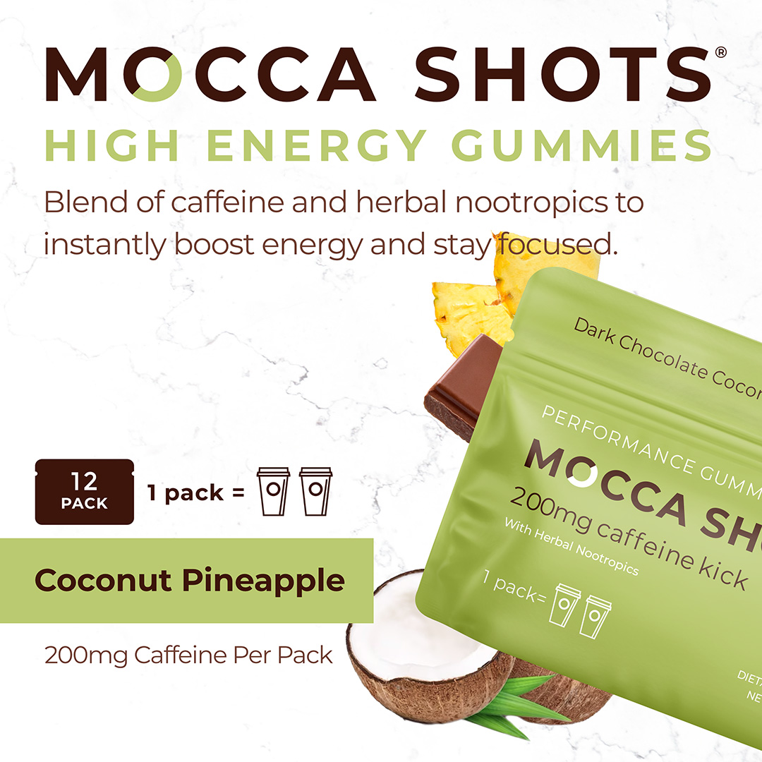 Mocca Shots Caffeine Gummies – 12-Pack-SEATTLE GUMMY COMPANY