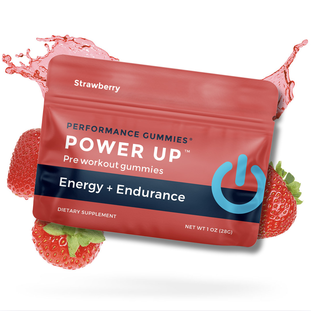 Pre Workout Gummies & Energy Supplements Power Up - 12 Pack