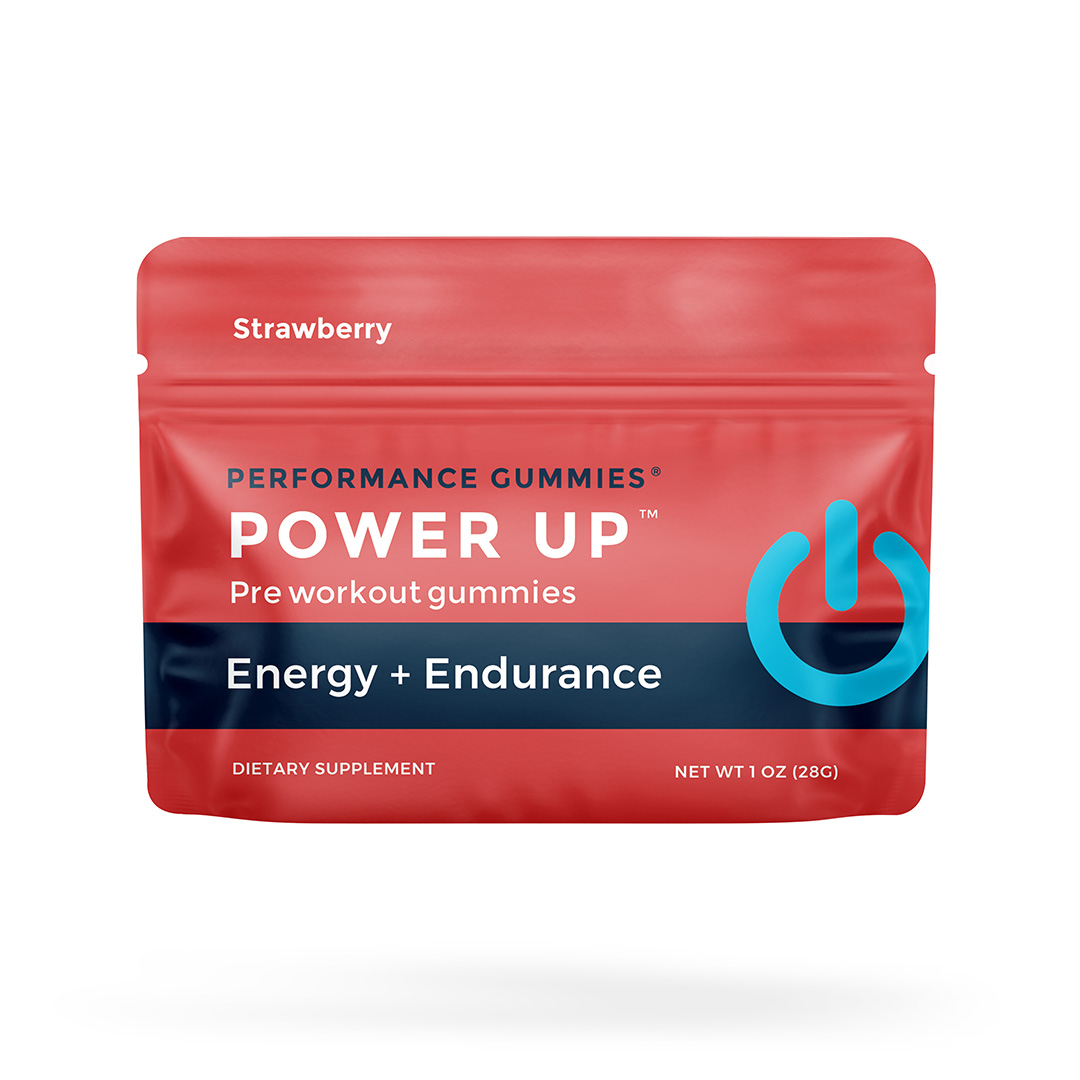 Pre Workout Gummies & Energy Supplements Power Up - 12 Pack