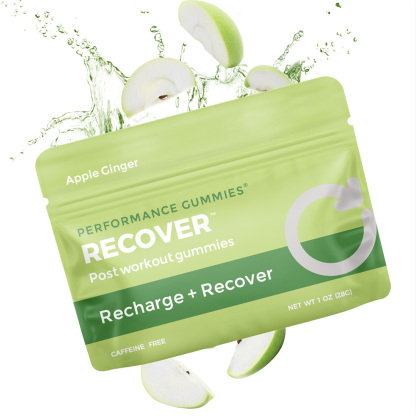 Recover Apple Ginger Post-Workout Supplement Gummies - 12 Pack