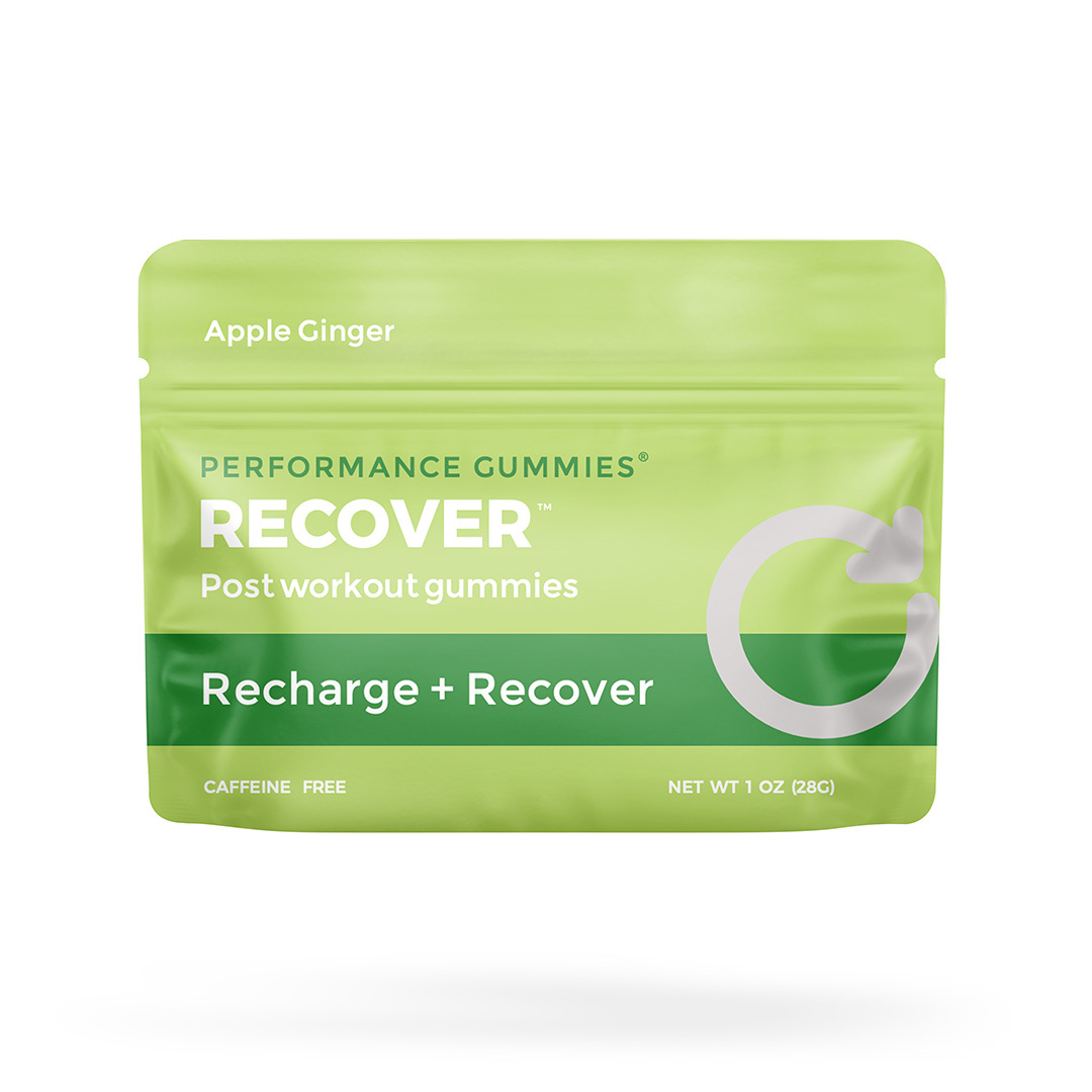 Recover Apple Ginger Post-Workout Supplement Gummies - 12 Pack