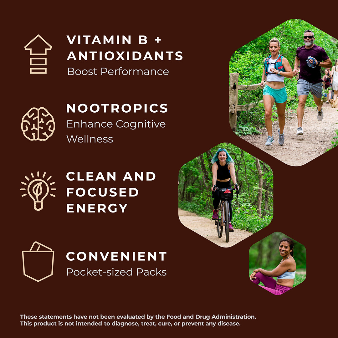 Raspberry Chocolate Energy Gummies & Mocca Shots – 12 Packs