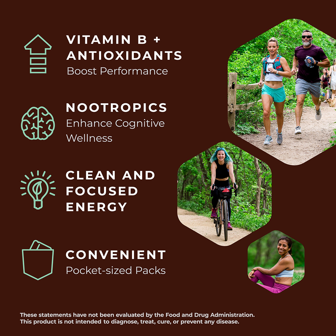 Raspberry Chocolate Energy Gummies & Mocca Shots – 12 Packs