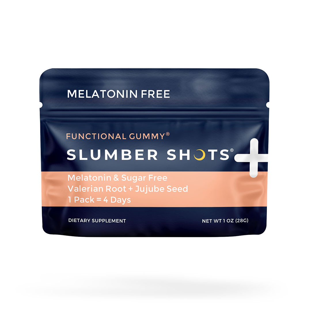 Slumber Shots® Melatonin-Free Sleep Aid Gummies – Sugar-Free, Bedtime Support
