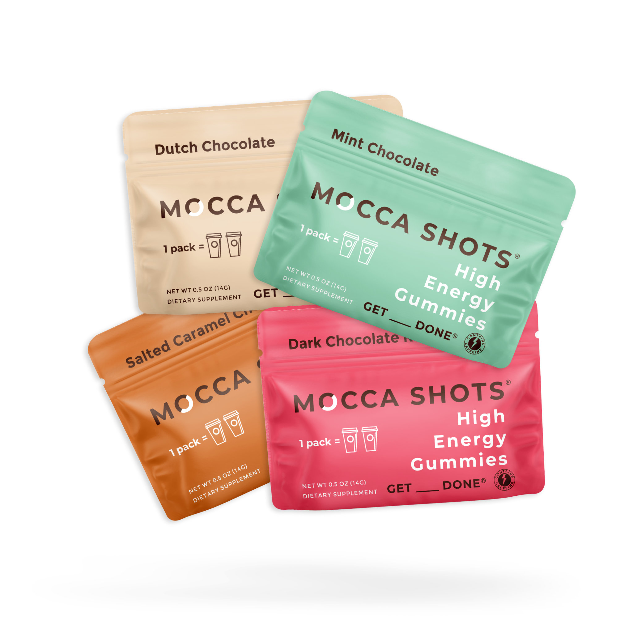 Mocca Shots Caffeine Gummies – 12-Pack-SEATTLE GUMMY COMPANY
