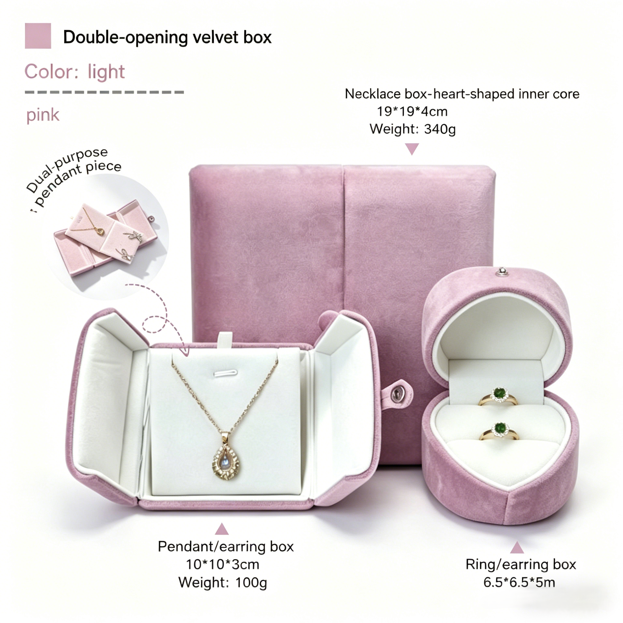 Premium Velvet Jewelry Box