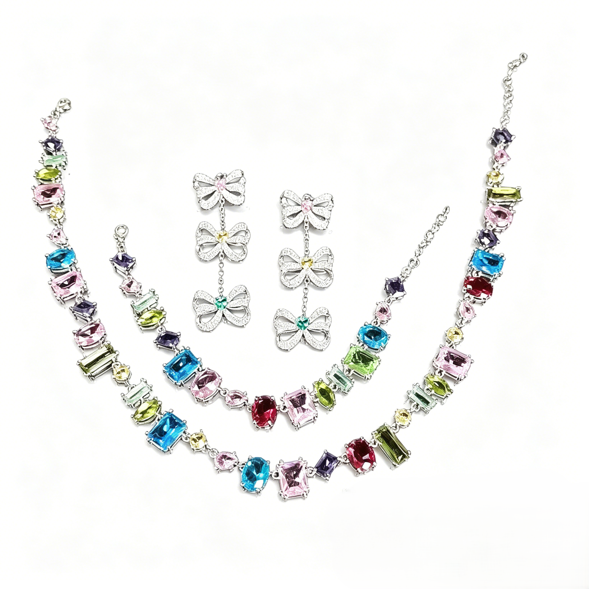 Vibrant Colorful Gemstone -【Bracelet/Ring/Earrings/Necklace/Set】