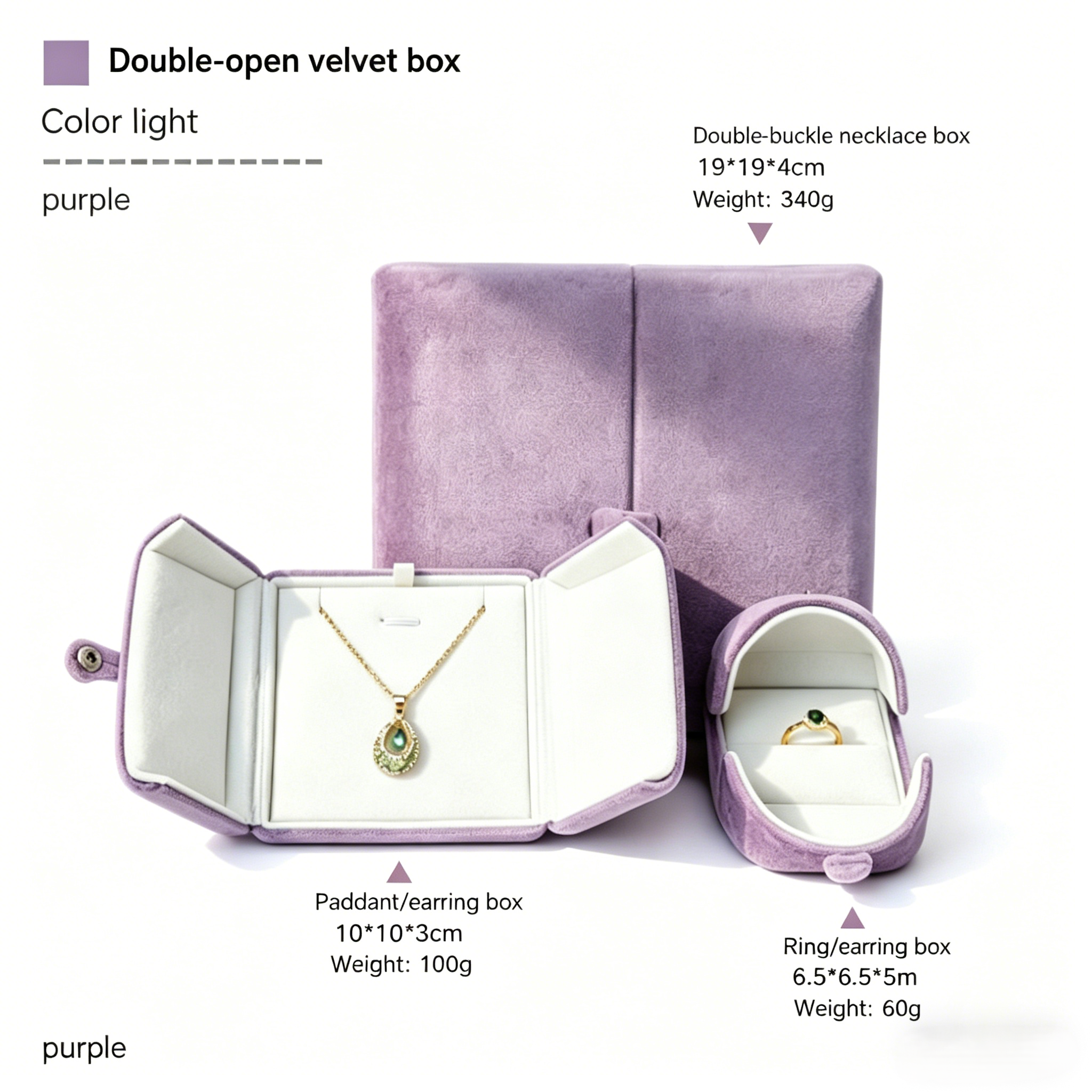 Premium Velvet Jewelry Box