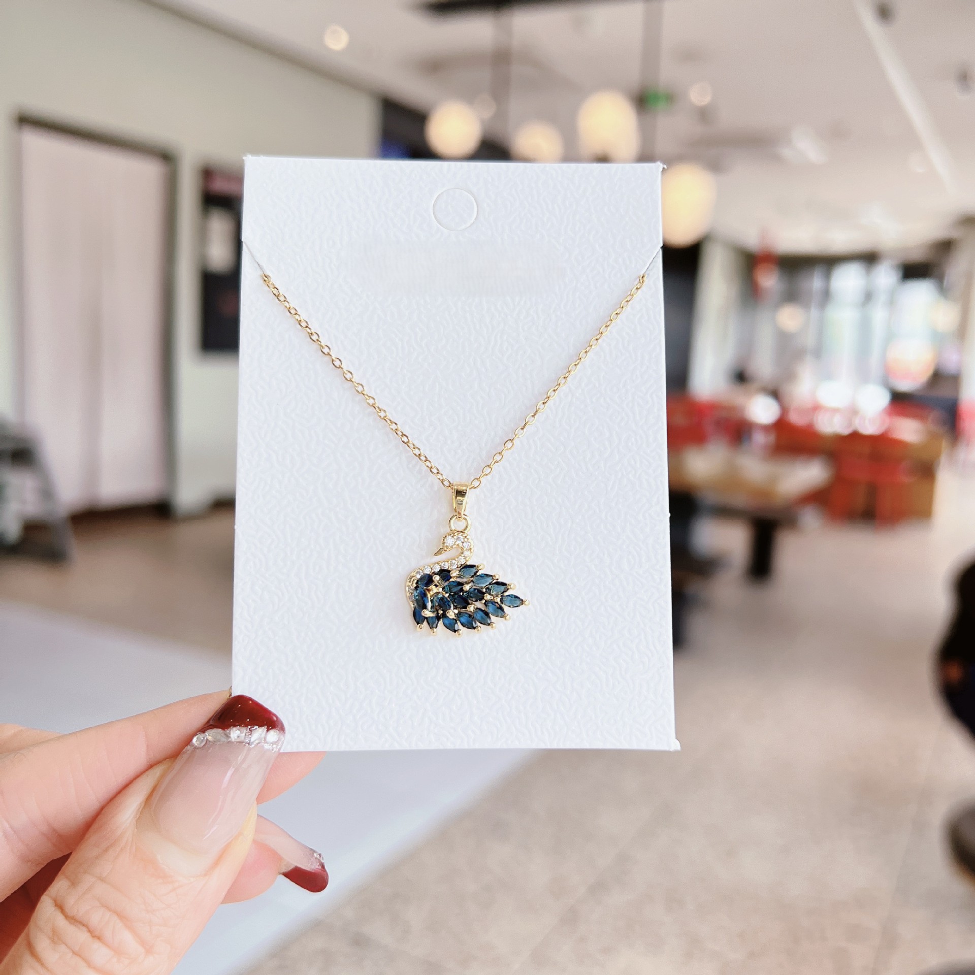 Blossom Swan Pendant-【Necklace/Earrings】