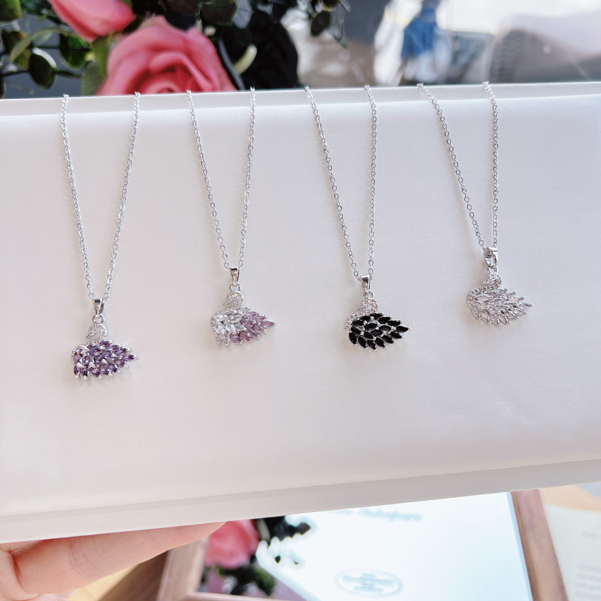 Swan Pendant-【necklace/earrings】