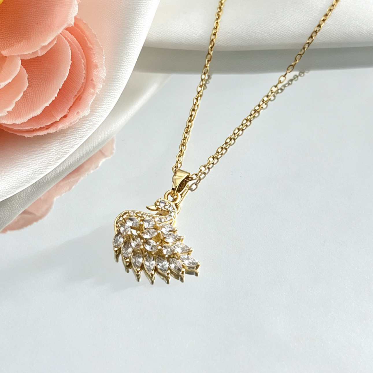 Swan Pendant-【necklace/earrings】