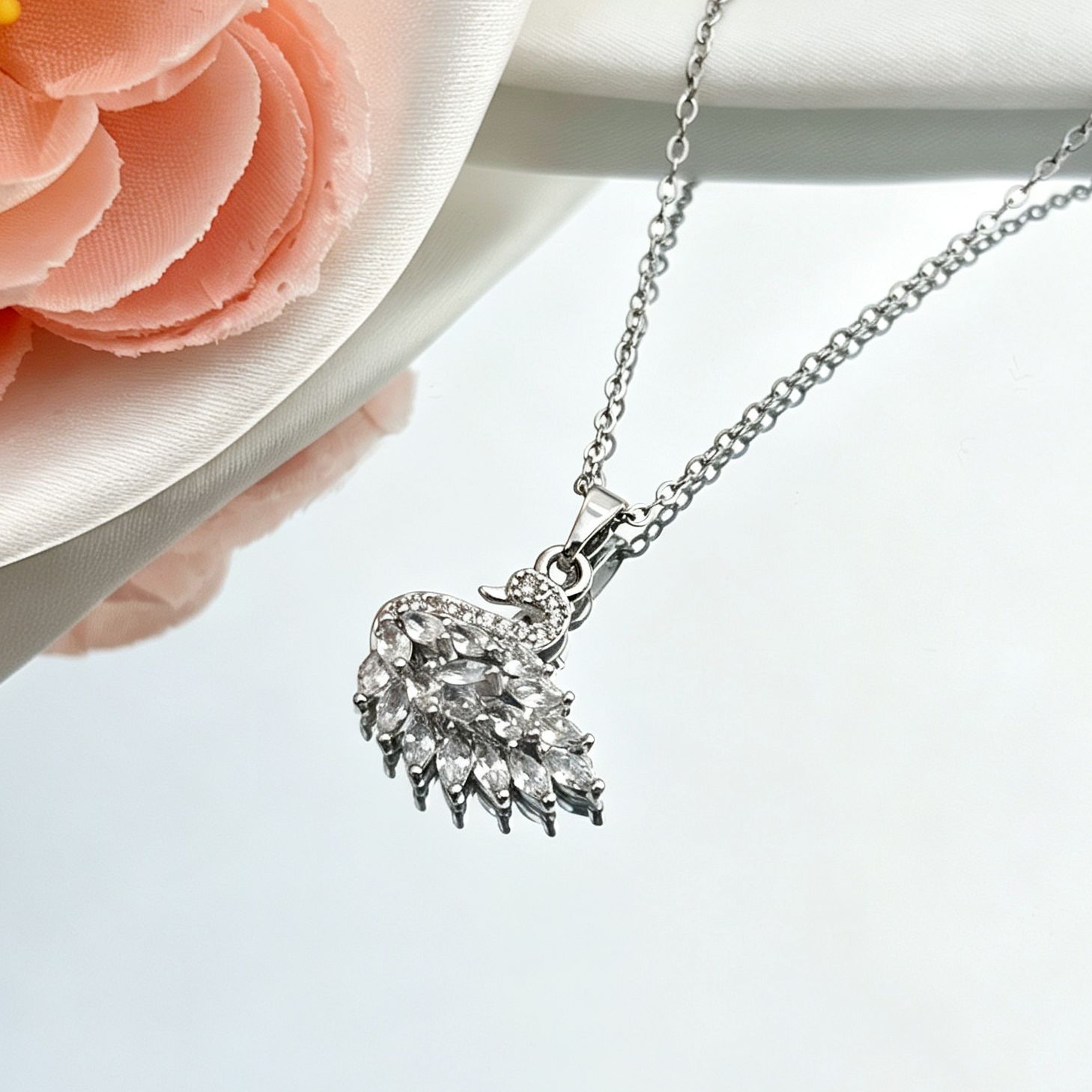 Swan Pendant-【necklace/earrings】