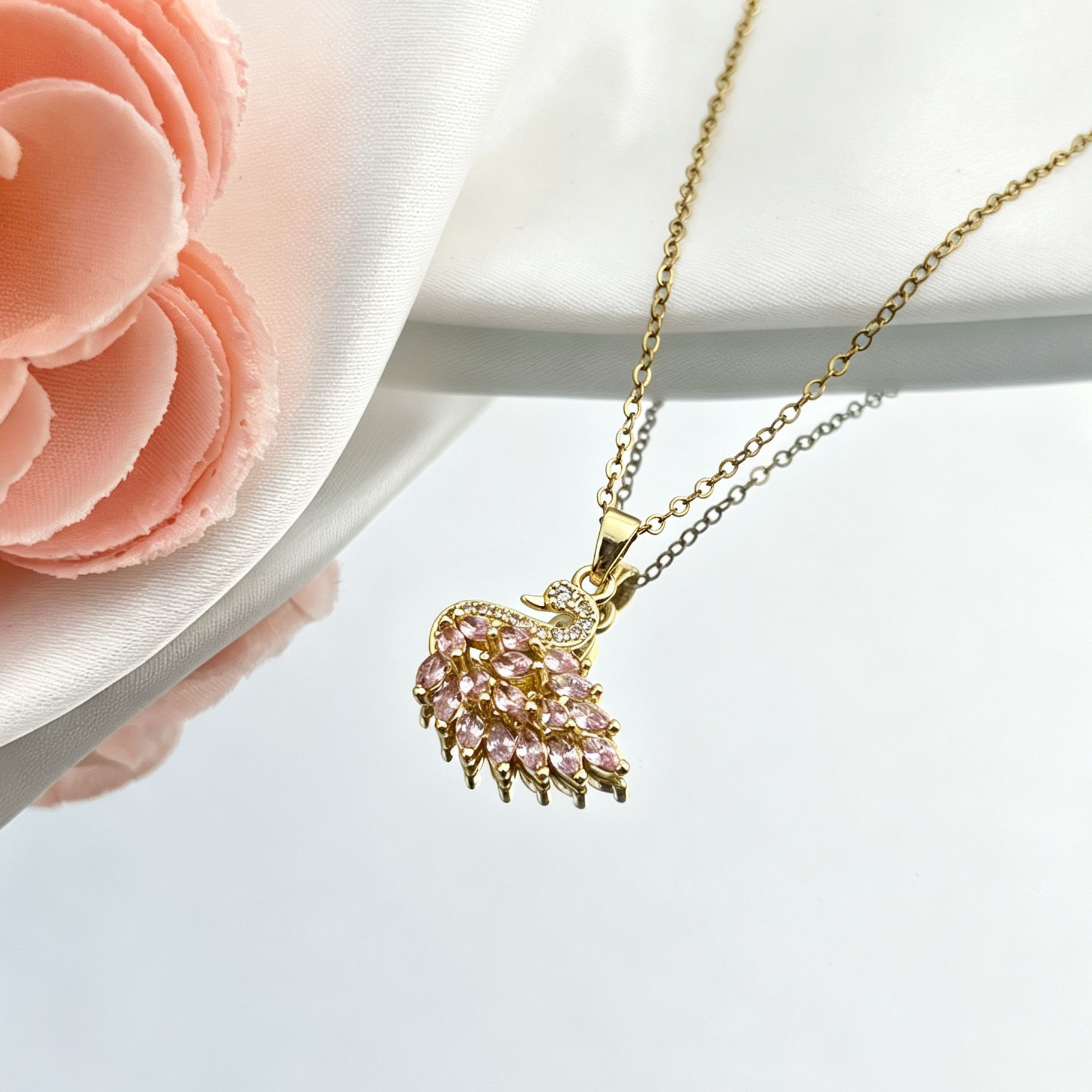 Swan Pendant-【necklace/earrings】