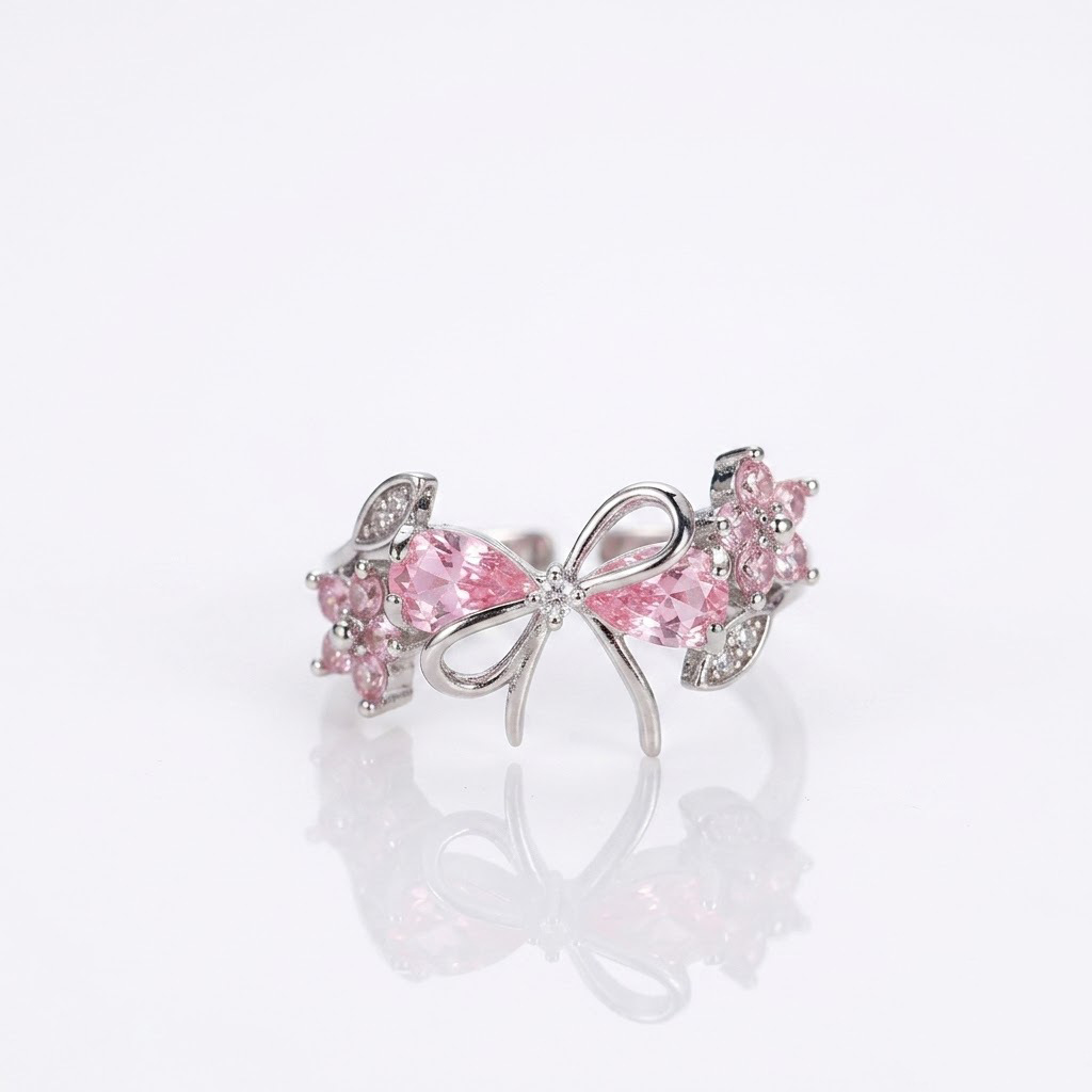 Floral Bow -【Bracelet/Ring/Earrings/Necklace/Set】