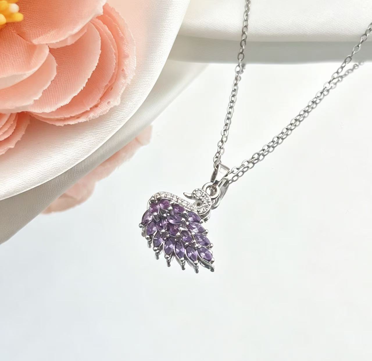 Swan Pendant-【necklace/earrings】