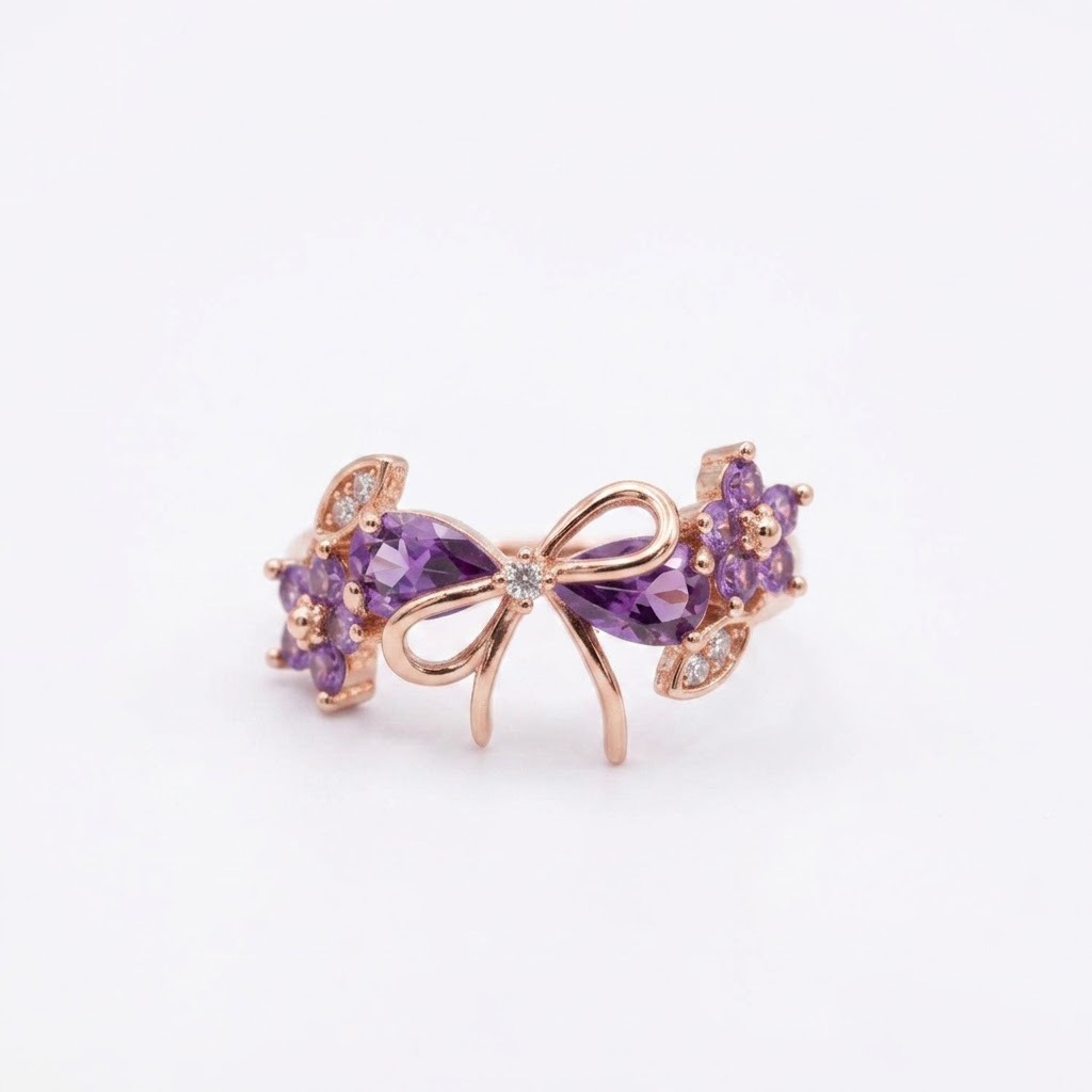 Floral Bow -【Bracelet/Ring/Earrings/Necklace/Set】