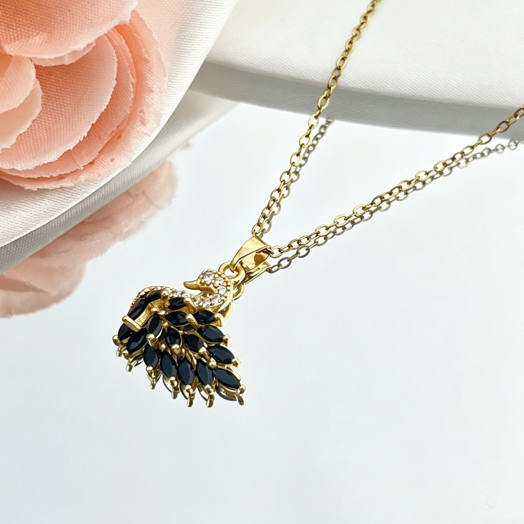 Swan Pendant-【necklace/earrings】