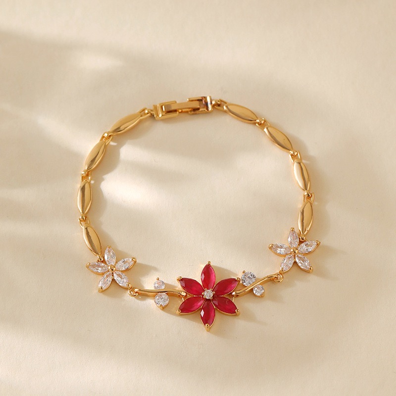 Multi Flower Bracelet