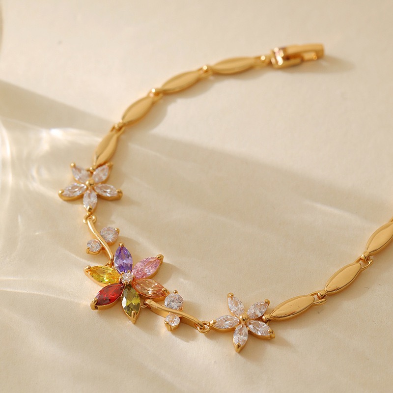 Multi Flower Bracelet