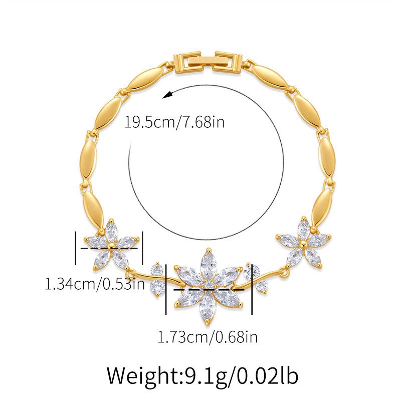 Multi Flower Bracelet