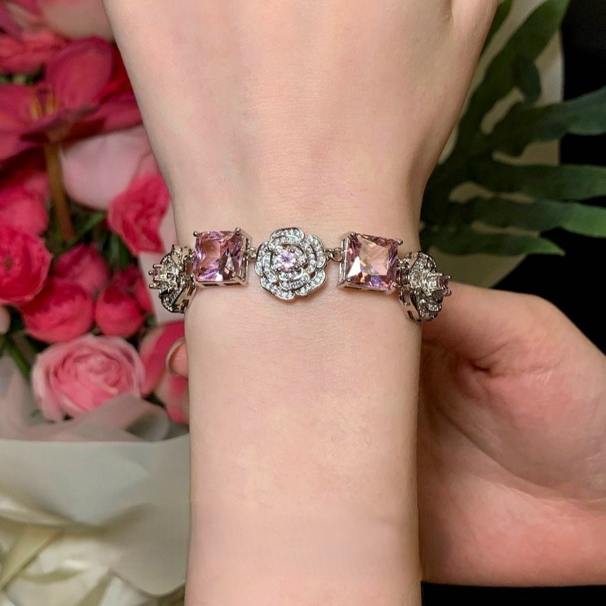 Rose Pink - Necklace/Bracelet/Earrings