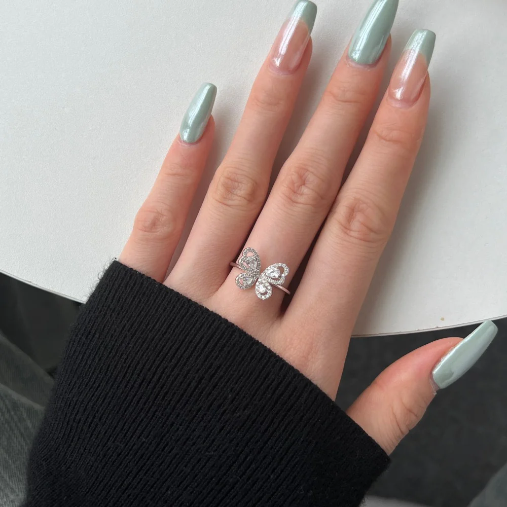 Butterfly Silver Ring Collection