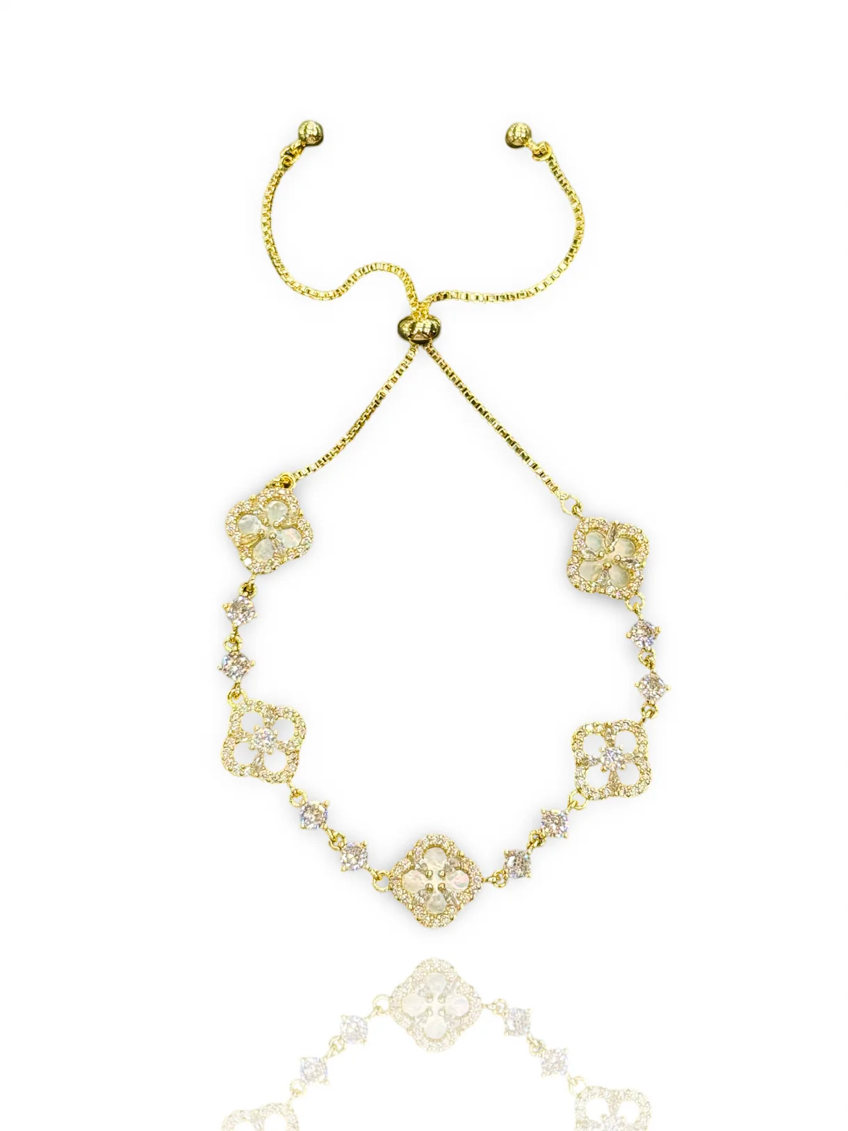 Gold Sakura Set（necklace/bracelet/earing/ring）