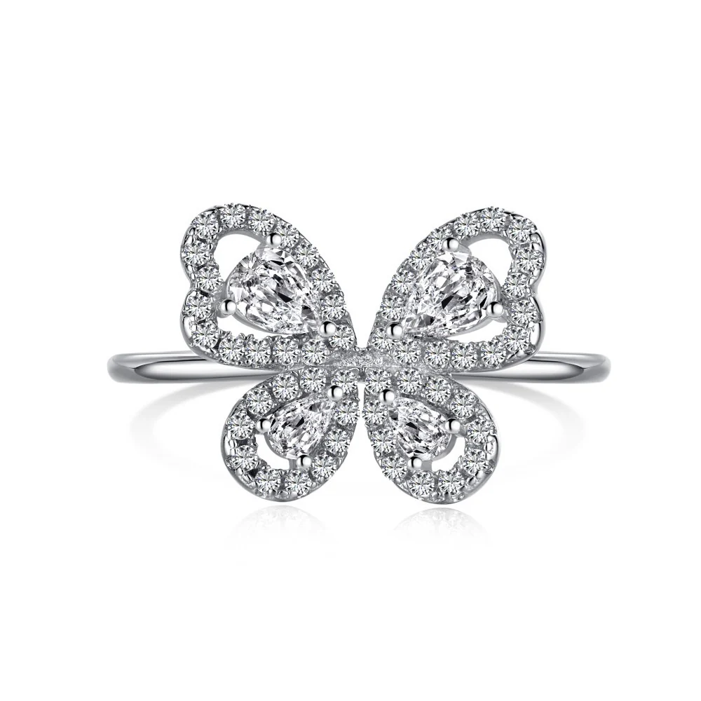 Butterfly Silver Ring Collection