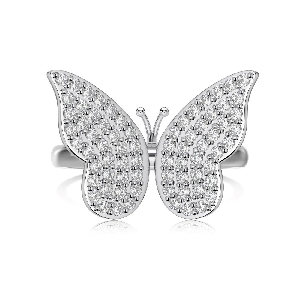 Butterfly Silver Ring Collection