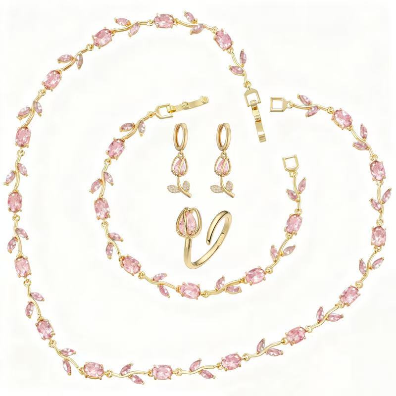 Sweet Tulip  -【Bracelet/Ring/Earrings/Necklace/Set】