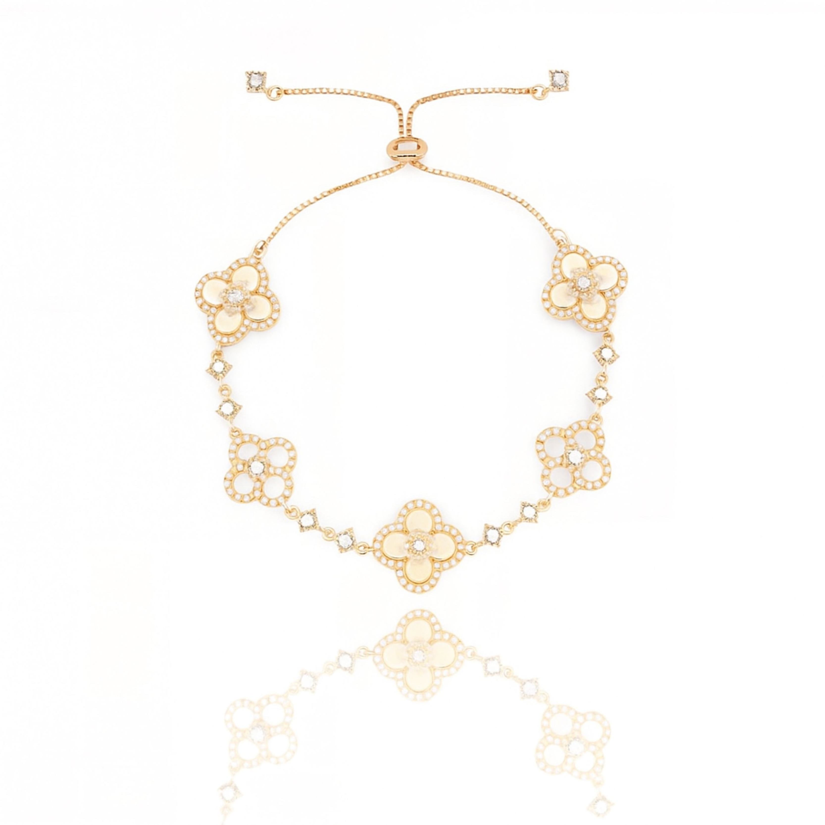 Gold Sakura Set（necklace/bracelet/earing/ring）
