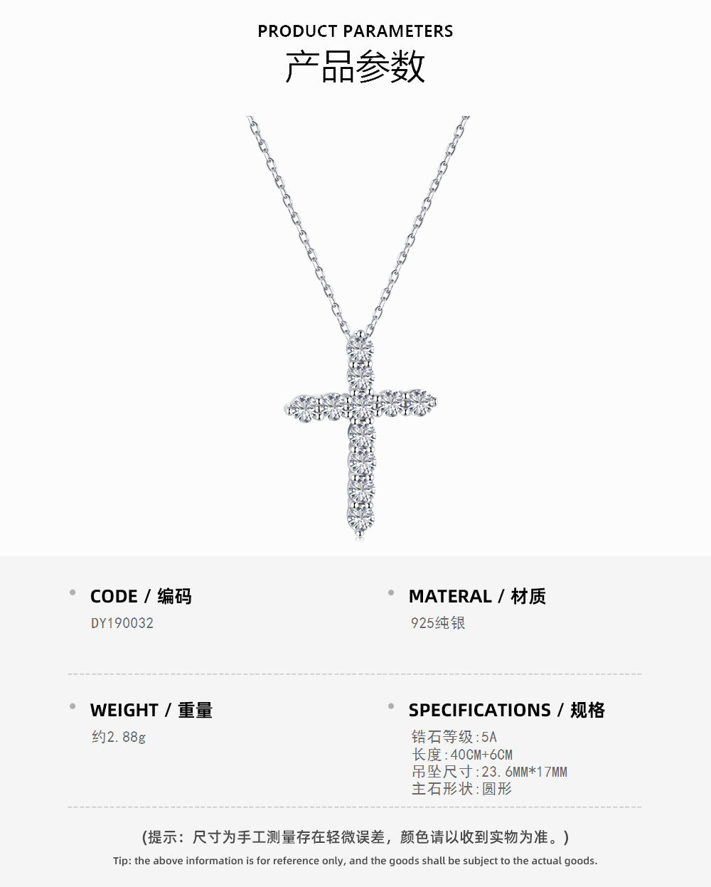 925 sterling silver cross zirconia opal pearl necklace