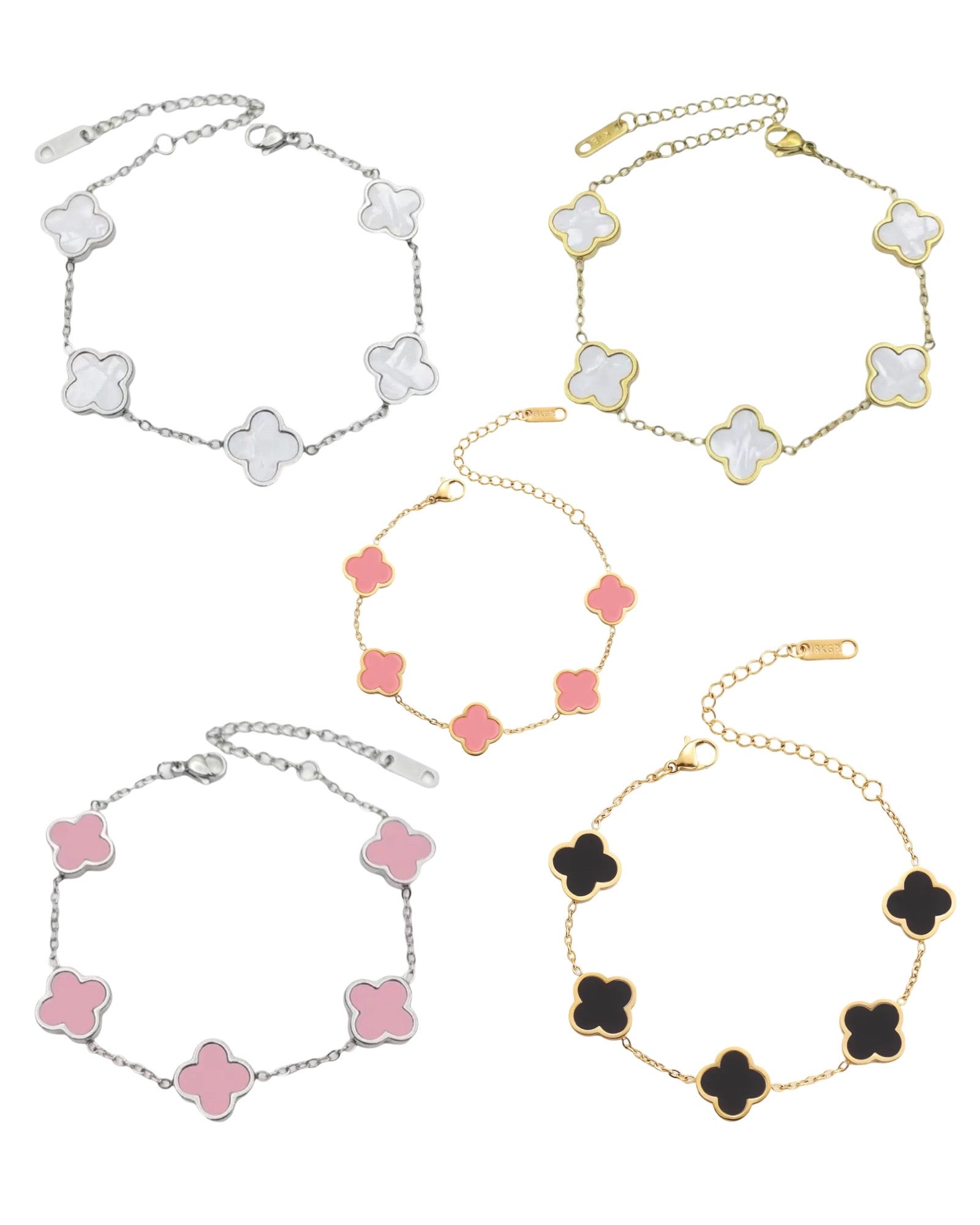 Sakura Luxe  Bracelet with Polished Finish