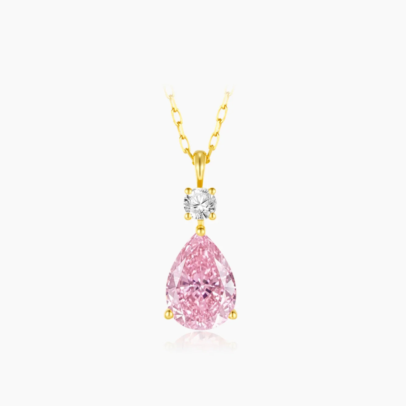 Pink Diamond Necklace