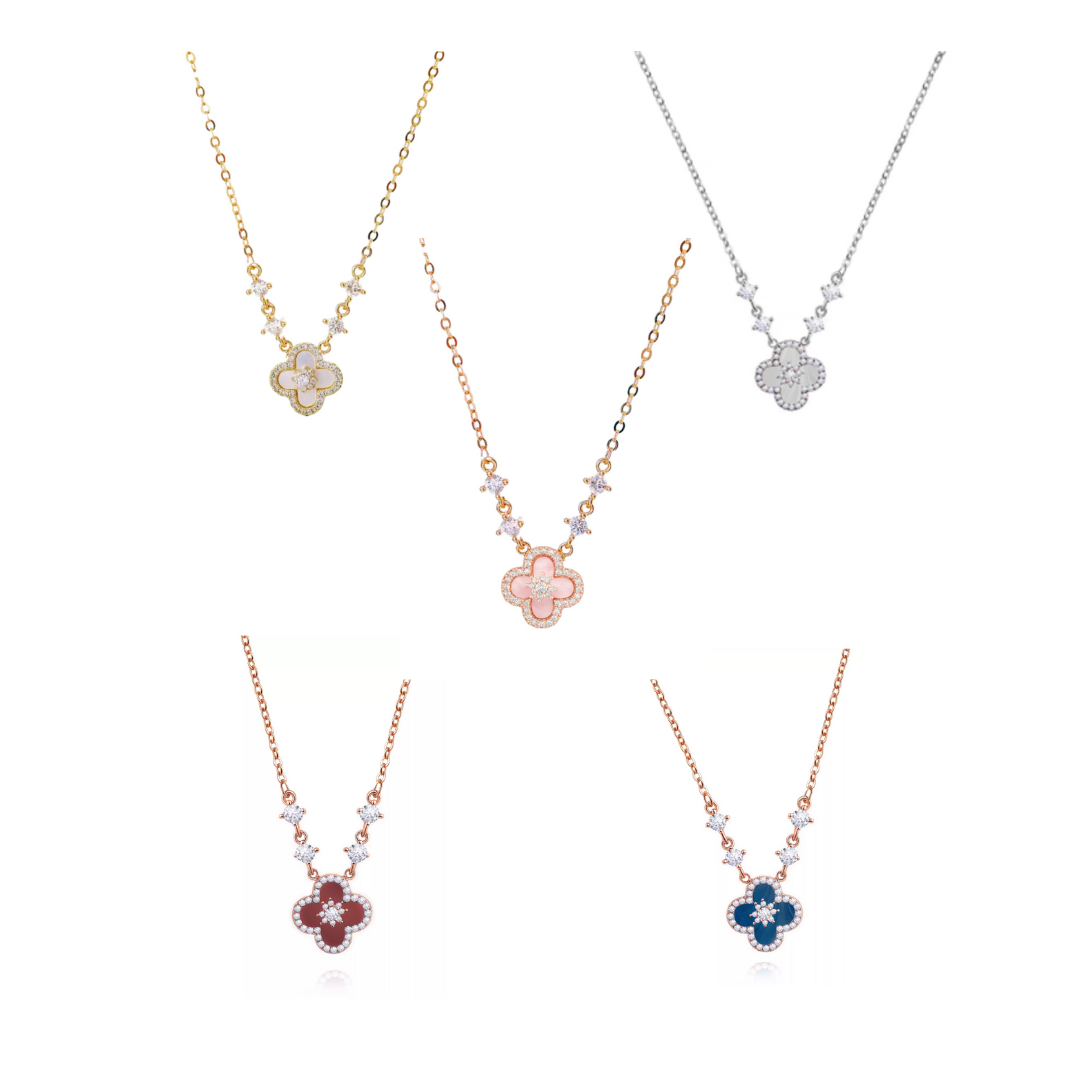 Sakura  Necklace（pink/gold/silver/blue/red）