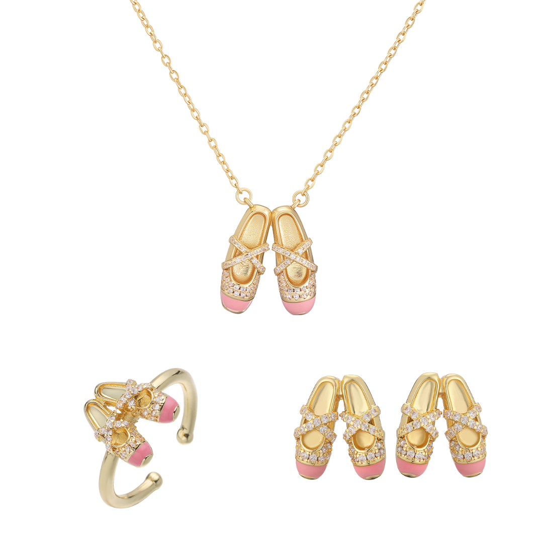 pointe shoe-【Ring/Earrings/Necklace】
