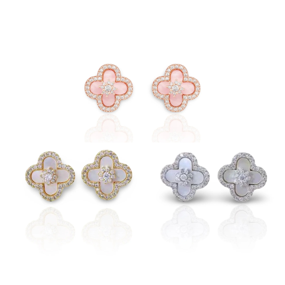 Sakura  Earrings（pink/gold/silver）