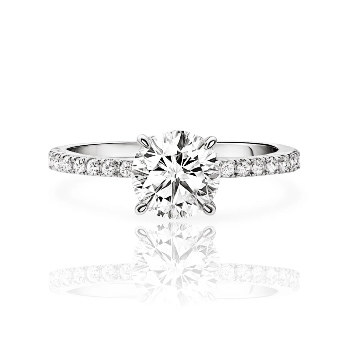 Round Diamond Ring  -【Ring】| 925 silver