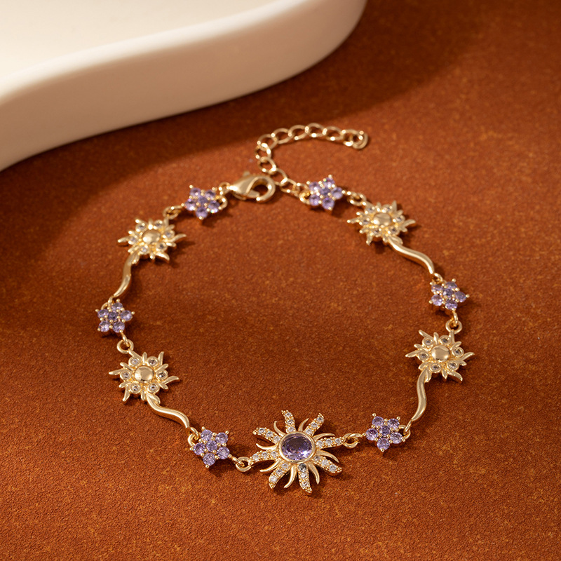 Sunburst Flower Bracelet / Necklace