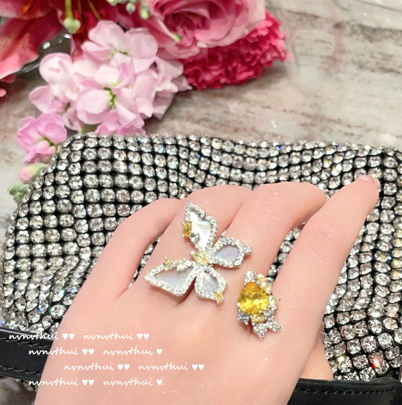 Topaz Butterfly-Bracelet / Necklace / Ring / Earrings